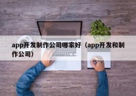 app开发制作公司哪家好（app开发和制作公司）