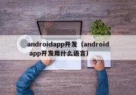 androidapp开发（android app开发用什么语言）